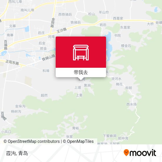 霞沟地图