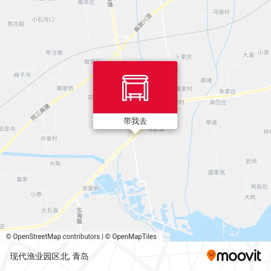 现代渔业园区北地图
