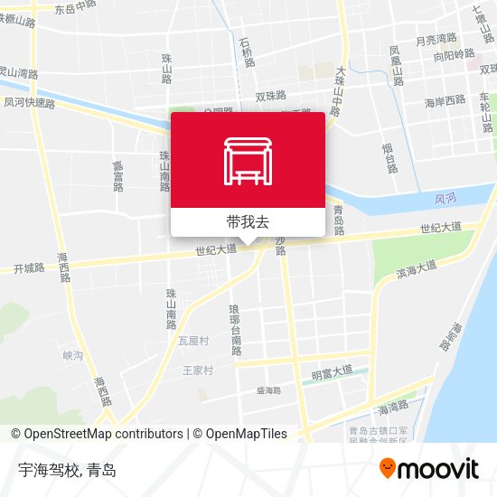 宇海驾校地图