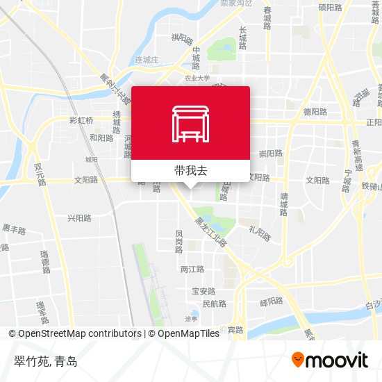 翠竹苑地图