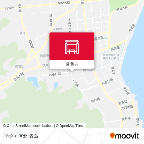六合社区北地图