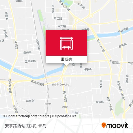 安亭路西站(红埠)地图