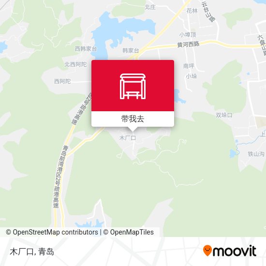木厂口地图
