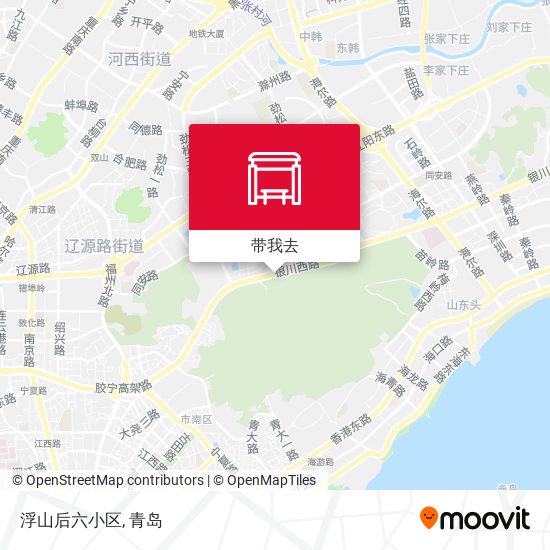 浮山后六小区地图