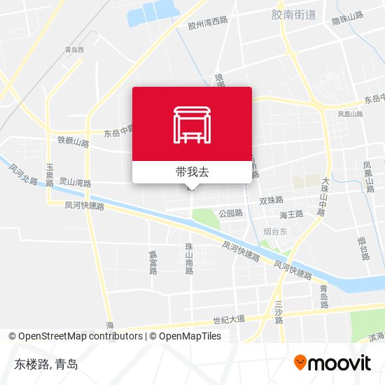 东楼路地图