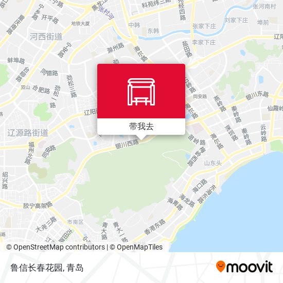 鲁信长春花园地图