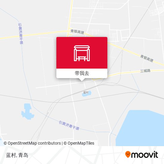 蓝村地图