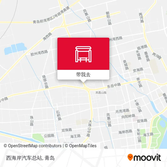 西海岸汽车总站地图