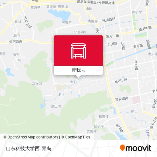 山东科技大学西地图