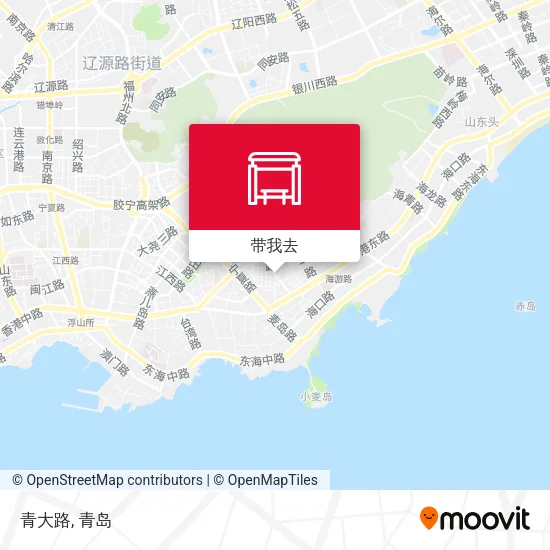 青大路地图
