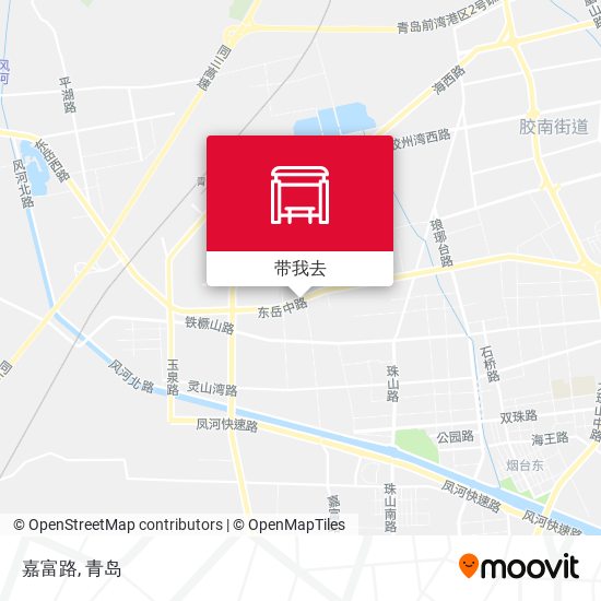 嘉富路地图