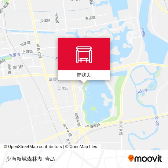 少海新城森林湖地图