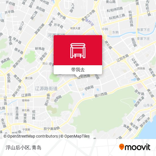 浮山后小区地图