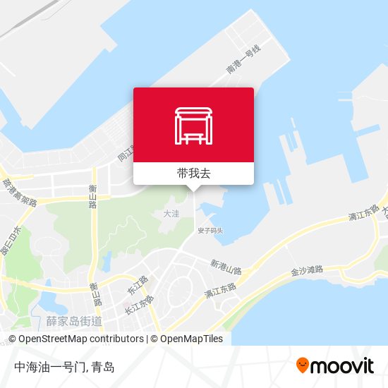 中海油一号门地图