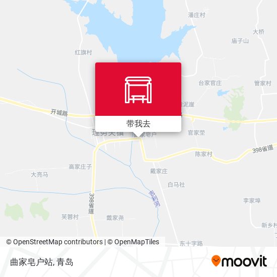 曲家皂户站地图