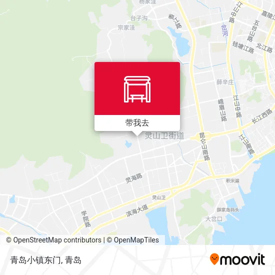 青岛小镇东门地图