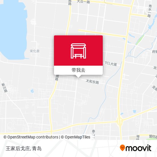 王家后戈庄地图