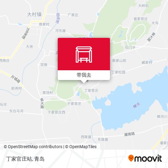 丁家官庄站地图