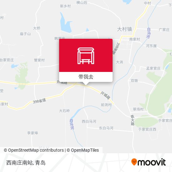 西南庄南站地图
