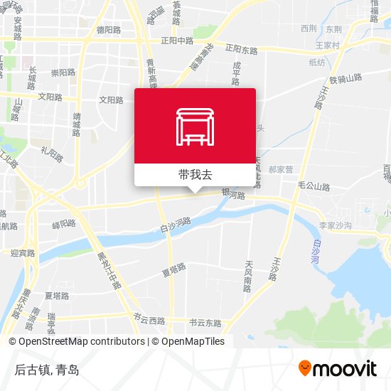 后古镇地图