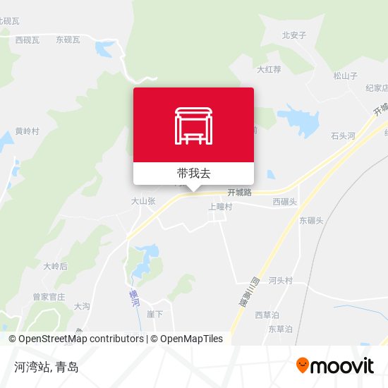 河湾站地图