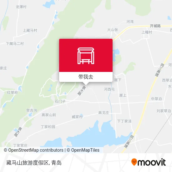 藏马山旅游度假区地图