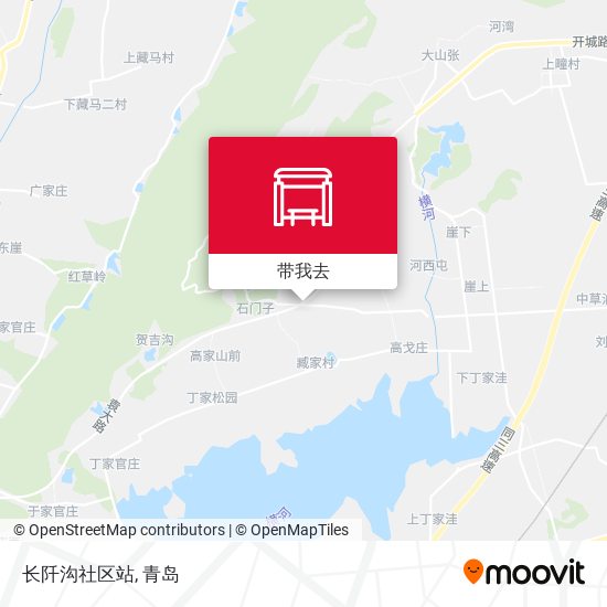 长阡沟社区站地图