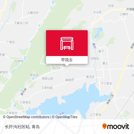 长阡沟社区站地图