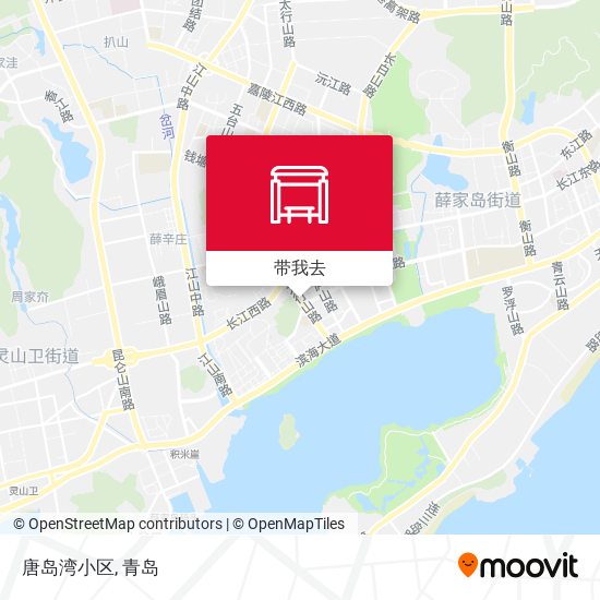 唐岛湾小区地图