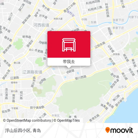 浮山后四小区地图