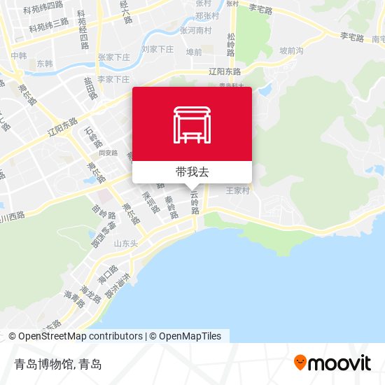 青岛博物馆地图