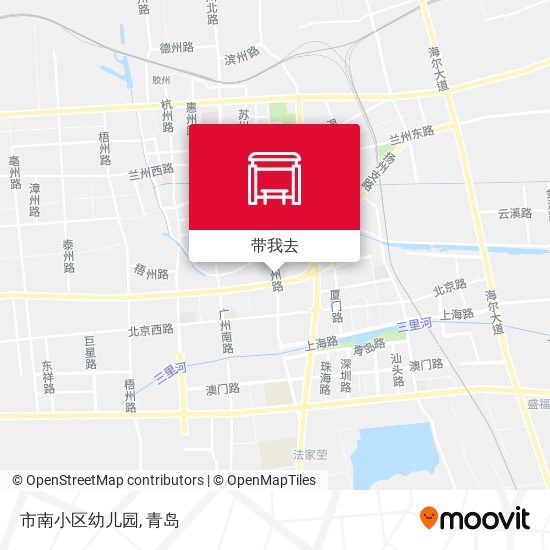 市南小区幼儿园地图