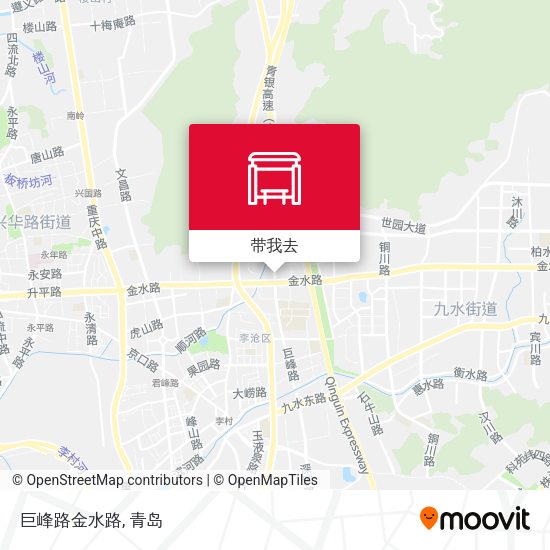 巨峰路金水路地图