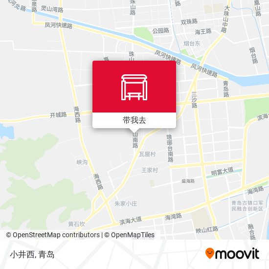 小井西地图