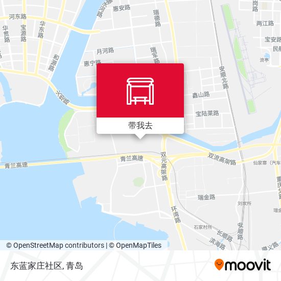 东蓝家庄社区地图