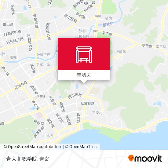青大高职学院地图