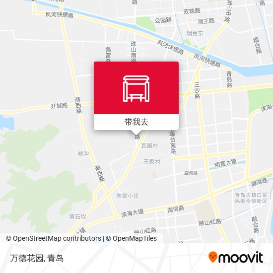 万德花园地图