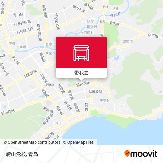 崂山党校地图