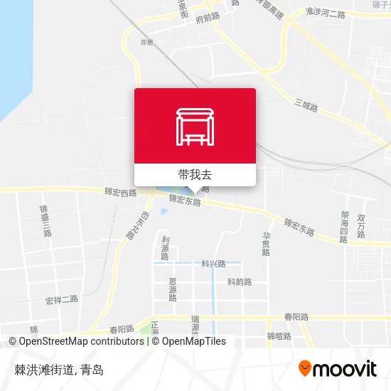 棘洪滩街道地图