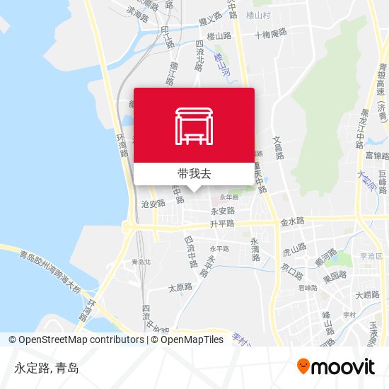 永定路地图