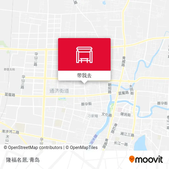 隆福名居地图