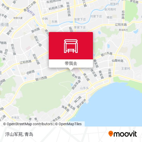 浮山军苑地图