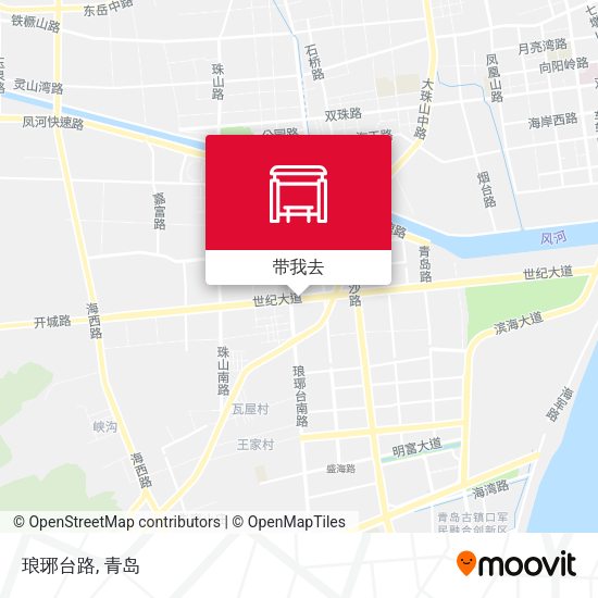 琅琊台路地图