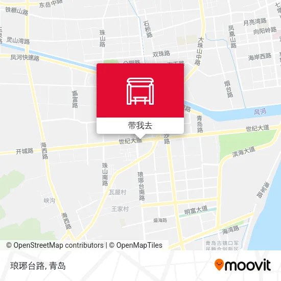 琅琊台路地图