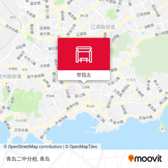 青岛二中分校地图