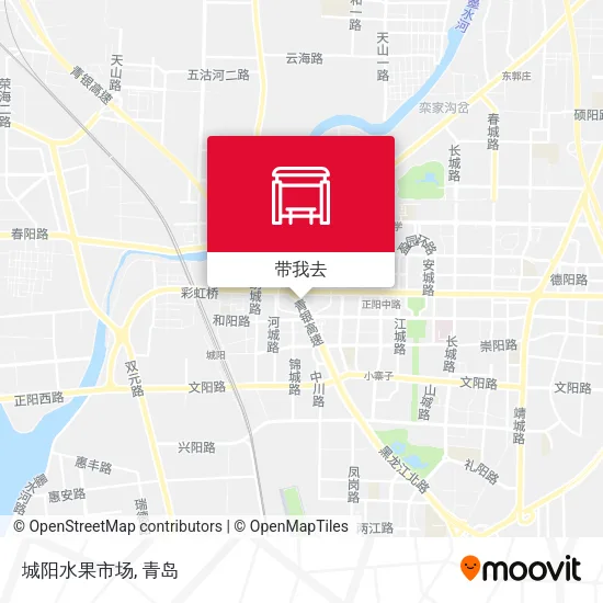 城阳水果市场地图