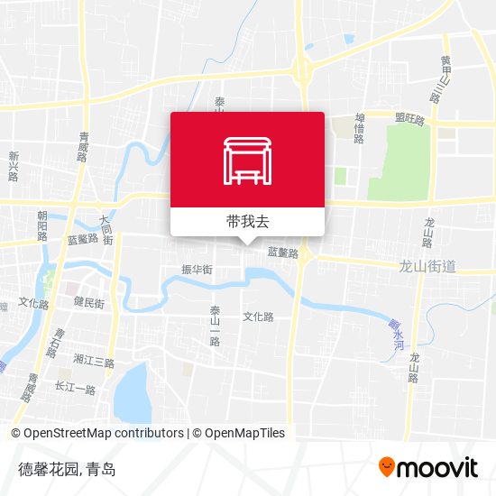 德馨花园地图