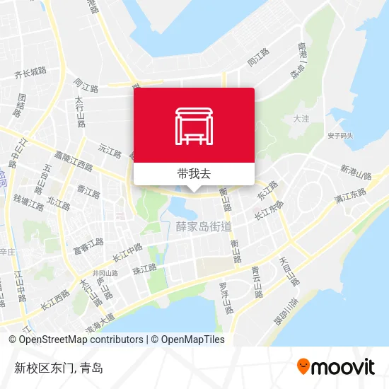 新校区东门地图
