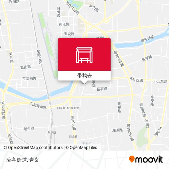 流亭街道地图
