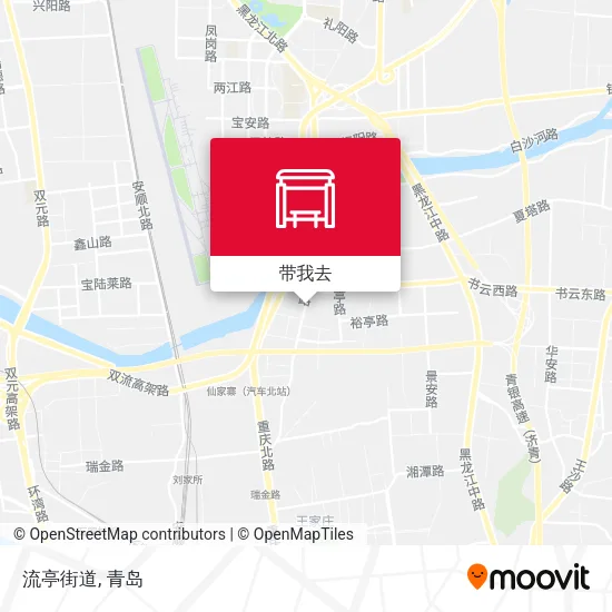 流亭街道地图